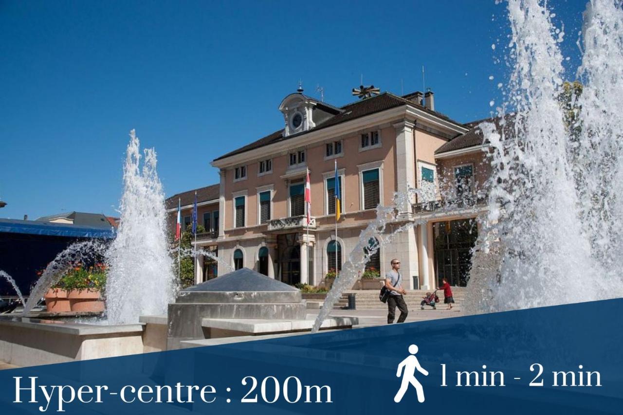 Homey Cycy - New / Free Parking / Hyper-Centre / Proche Geneve Annemasse Εξωτερικό φωτογραφία